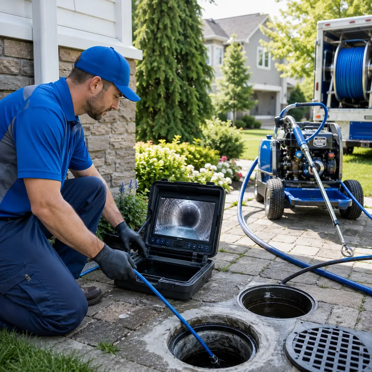 Outdoor drain cleaning professionals serving North Royalton, OH